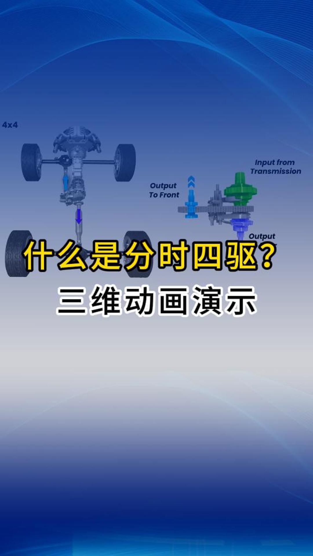 為什么老司機不買分時四驅的車？-汽車三維動畫-華匠三維動畫定制